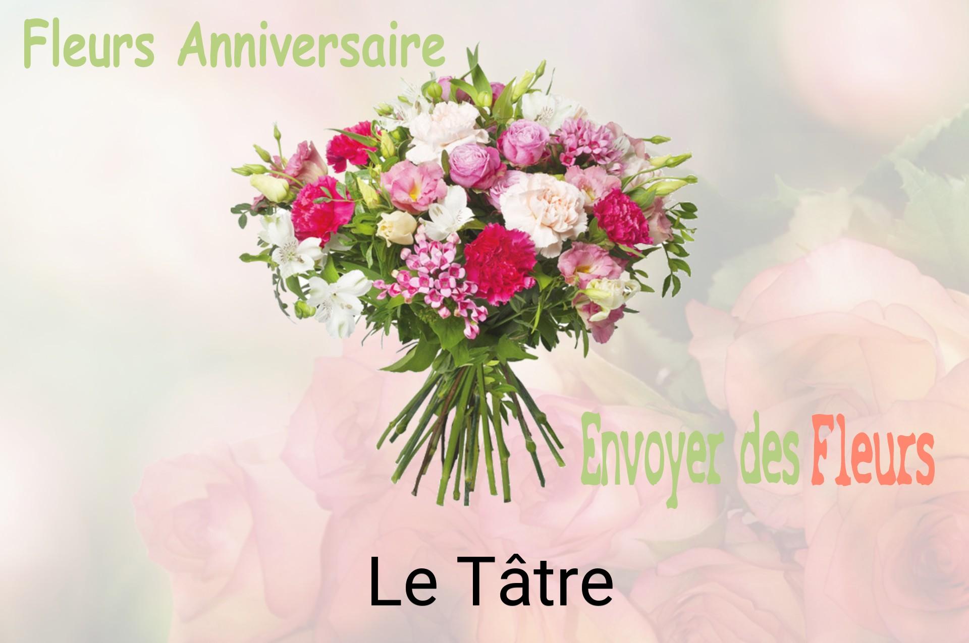 Bouquet de fleurs d’anniversaire livré à Le Tâtre