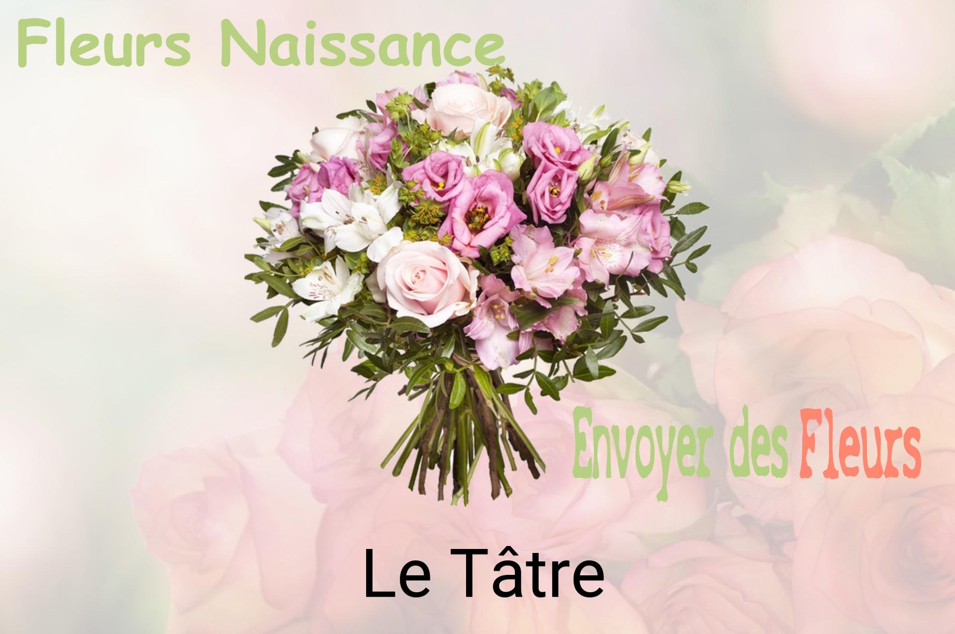 Bouquet de fleurs de naissance livré à Le Tâtre